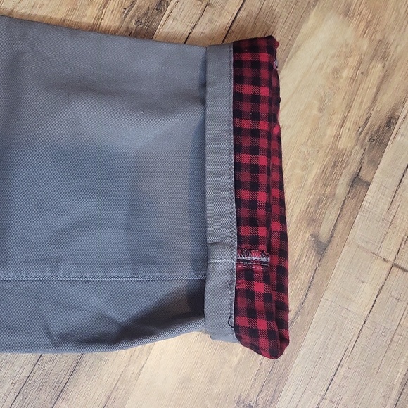 NATURAL REFLECTIONS Charcol Gray Fully Lined Buffalo Check Pants - Picture 6 of 16